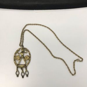 Vintage Egyptian Gold Necklace